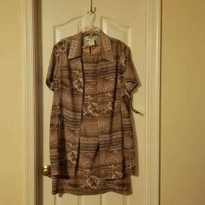 Jacket and Sleeveless Dress